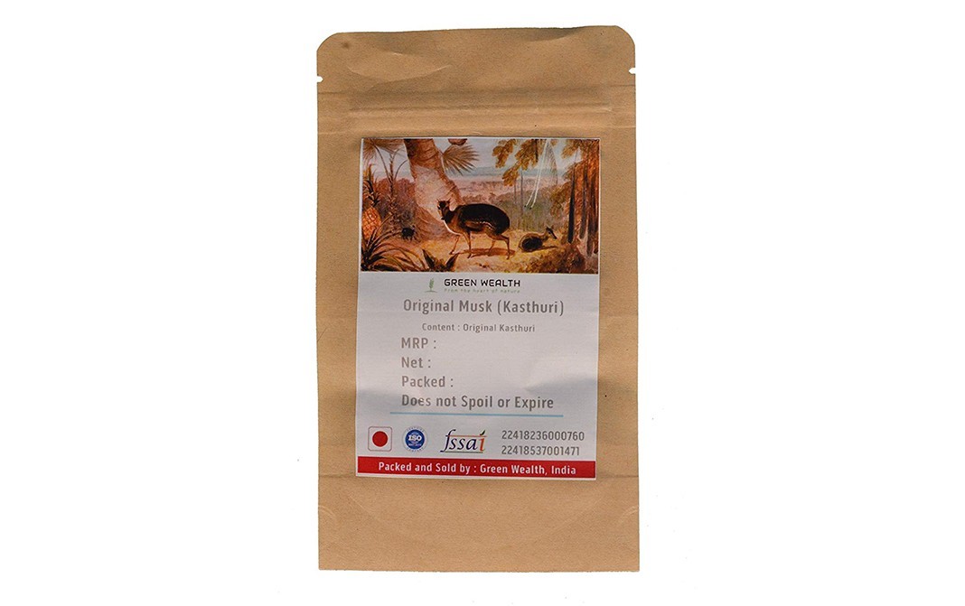 Green Wealth Original Musk (Kasthuri)    Pack  1 grams